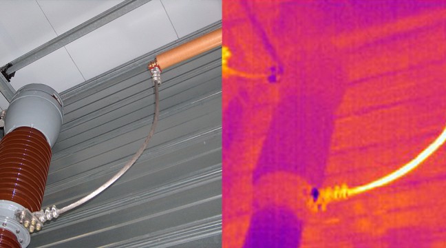 Exemple de dÃ©faut dÃ©tectÃ© en HAUTE TENSION : DÃ©faut sur liaison cÃ¢blÃ©e souple